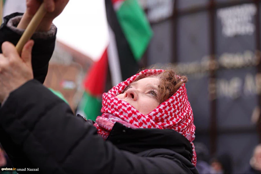 تجمع حامیان فلسطین در برلین 5