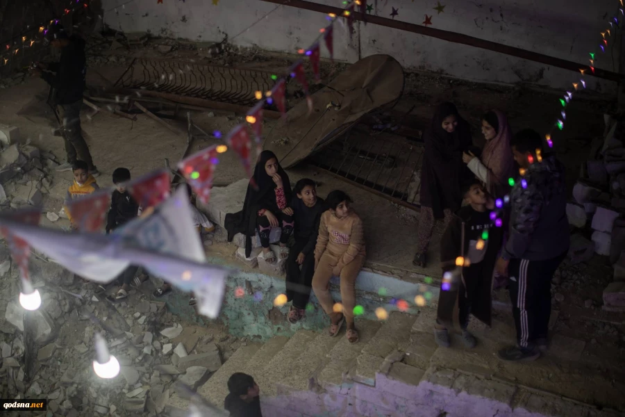 استقبال ساکنان نوار غزه از ماه مبارک رمضان+ تصاویر 6