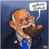 واکنش کاریکاتوریست عرب به گستاخی سفیر آمریکا در رژیم صهیونیستی درباره حق ادعایی این رژیم در حاکمیت بر اراضی عربی «از نیل تا فرات»
 2