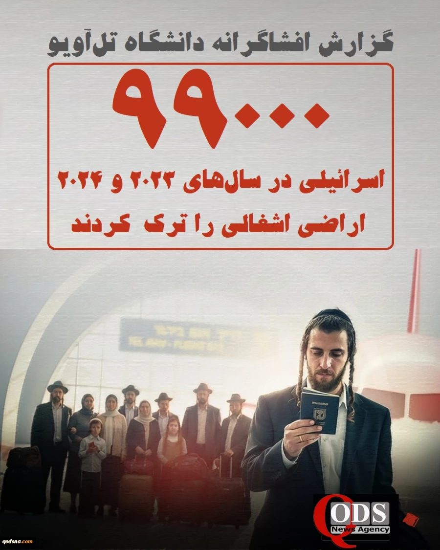 اینفوگرافی/

تشدید موج  مهاجرت معکوس از اراضی اشغالی/ فرار 99000 اسرائیلی پس از طوفان الاقصی 2