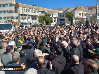 شهدای هنگ مرزی مهران در ایلام تشییع شدند