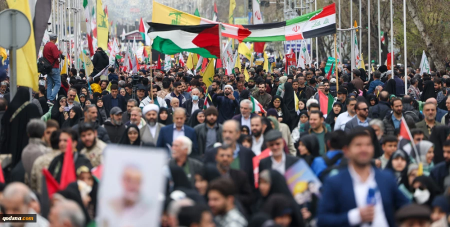 آغاز حماسه ای دیگر؛ فریاد فلسطین در گلوی ملت قهرمان ایران 2