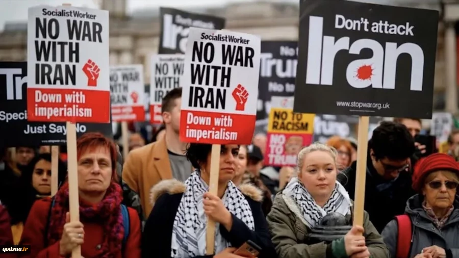 نه افکار عمومی انگلیس به جنگ ترامپ 2