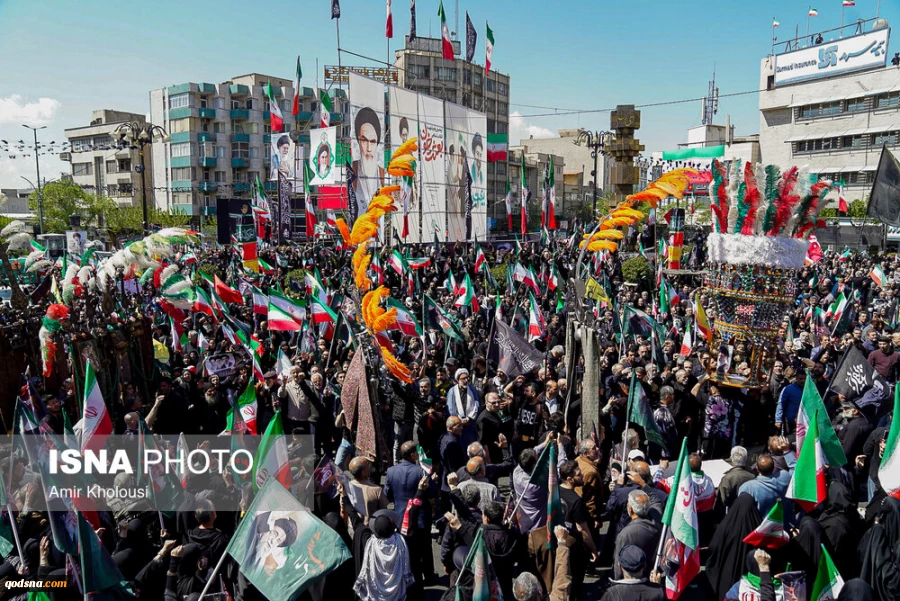 اربعین رهبر شهید انقلاب اسلامی در تهران از قاب خبرگزاری های داخلی 3