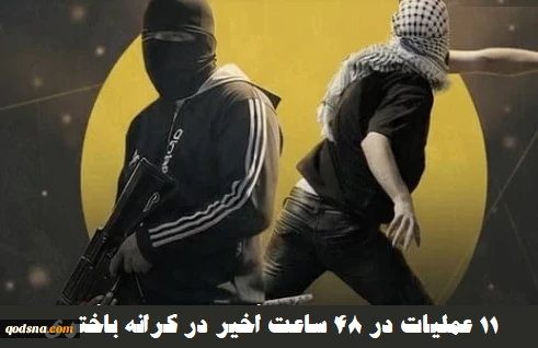 مرکز آماری پژوهشی معطی منتشر کرد؛

بررسی جزئیات منطقه‌ای فعالیت‌های مقاومتی در کرانه باختری/ 11 عملیات در ۴۸ ساعت اخیر 2