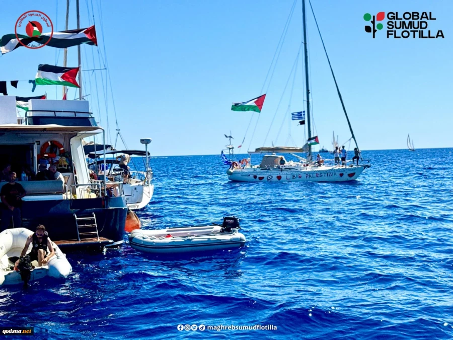 Sumud Flotilla Coalition launches five ships from Greece to break Gaza blockade
