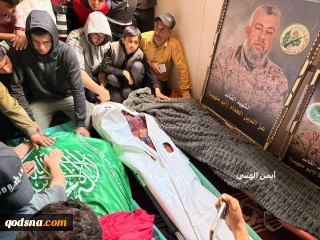استشهاد عزالدين الحداد وزوجته وابنته في غارة إسرائيلية على غزة