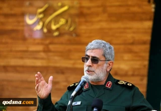 العميد قاآني يعزي باستشهاد عز الدين الحداد