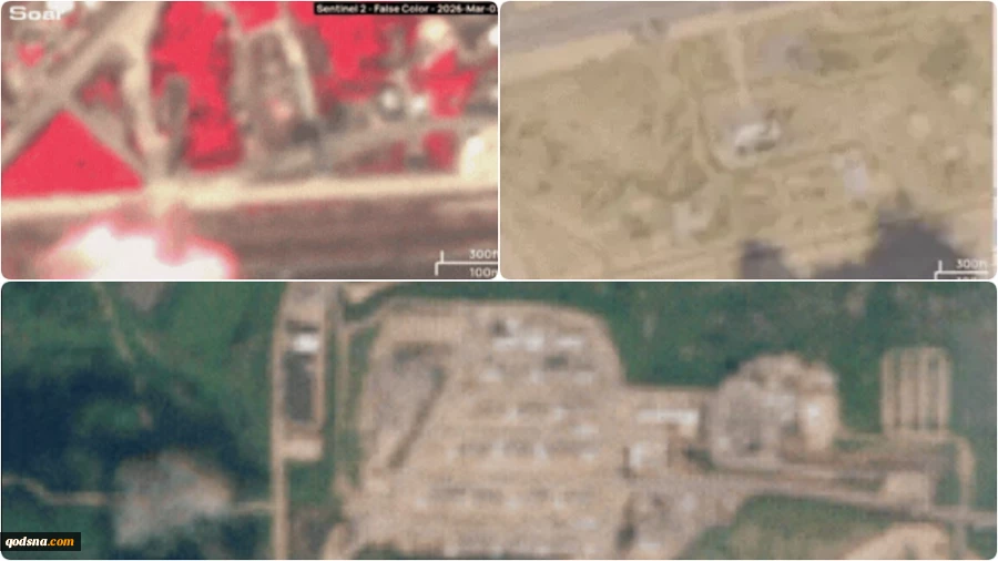 Satellite images reveal extent of damage to Zionist regime's military bases in Iran's strikes