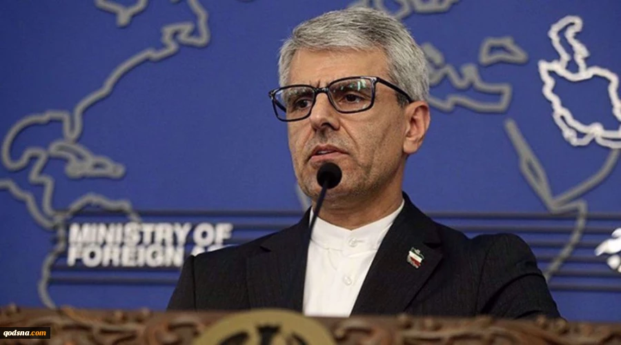 Iran's Foreign Ministry spokesman says the indirect talks with the United States are centered on ending aggression on all fronts and that the nuclear issue or the management of the Stratif of Hormuz are not part of the negotiations.