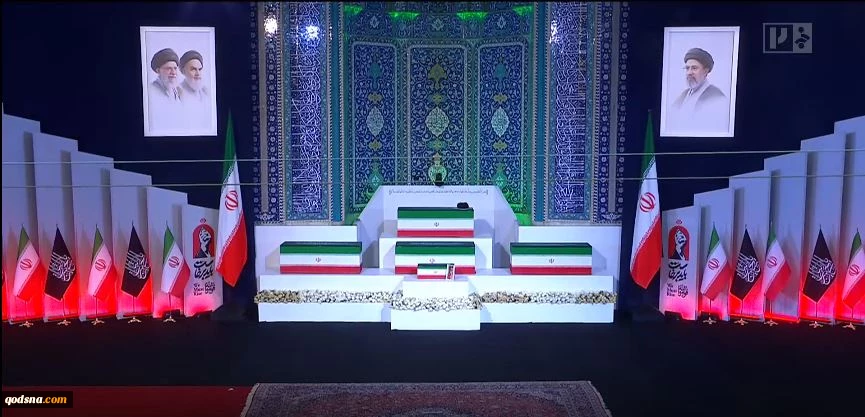 ادای احترام خانواده‌های شهید رهبران مقاومت لبنان به رهبر شهید امت اسلام 3