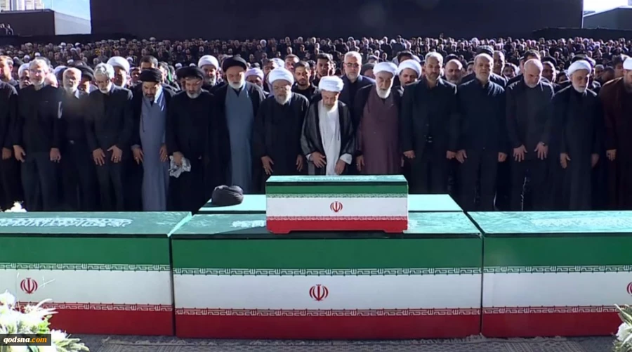 Millions join funeral prayers for martyred Leader at Tehran’s Grand Mosallah