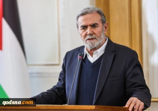 دبیرکل جنبش جهاد اسلامی فلسطین در مراسم بدرقه امام شهید؛

مشارکت مجاهدان فلسطینی در وداع با رهبر شهید، وفاداری به عهد است