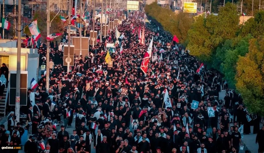 وداع تاریخی در نجف اشرف؛ سیل خروشان جمعیت در تشییع قائد شهید امت  2