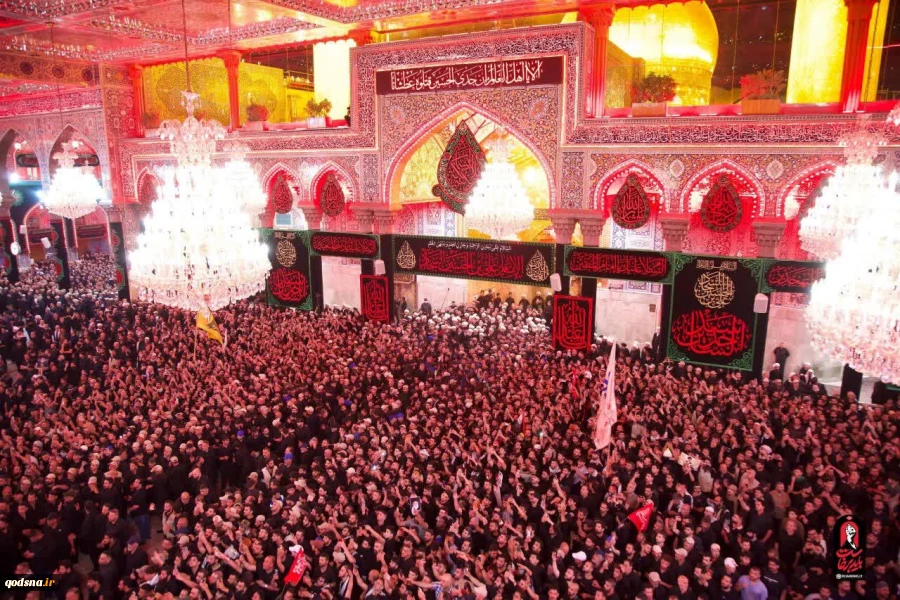 تصاویری از بدرقه امام مجاهد مسلمانان جهان در حرم مطهر امام حسین علیه‌السلام 6