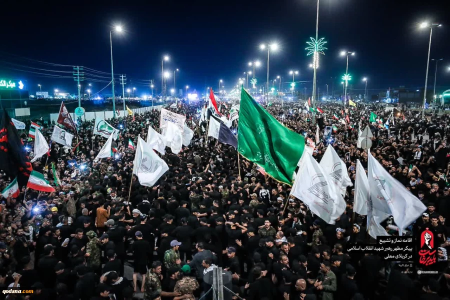 تصاویری از تشییع رهبر شهید انقلاب در کربلای معلی؛ عمود ۱۳۷۹ 6