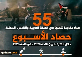 مرکز پژوهشی آماری معطی گزارش داد؛

55 عملیات مقاومتی در یک هفته اخیر/ ثبت میانگین 8 عملیات در هر روز+ نمودار