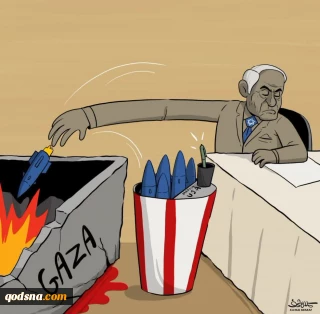 The Massacre in Gaza with American Weapons