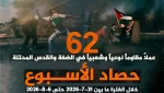 گزارش مرکز پژوهشی آماری معطی از آخرین تحولات کرانه باختری؛

62 عملیات مقاومتی در یک هفته اخیر/ ثبت میانگین 9 عملیات در هر روز+ نمودار 2
