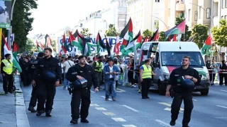 وقفة احتجاجية في برلين دعما لفلسطين وتنديداً بجرائم الكيان الصهيوني