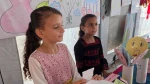 أطفال يعرضون أعمالهم الفنية في معرض «ألم وأمل» بمواصي خان يونس 4
