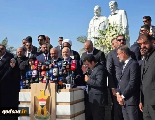 قاليباف من مكان استشهاد قادة النصر: زيارتي لترسيخ الشراكة مع العراق والتعاون دون التدخل الأجنبي