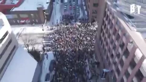 تظاهرات گسترده ساکنان مینه‌سوتا علیه پلیس مهاجرت آمریکا