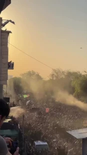 قابی خاص از سنگ تمام عزاداران عراقی برای قائد شهید امت