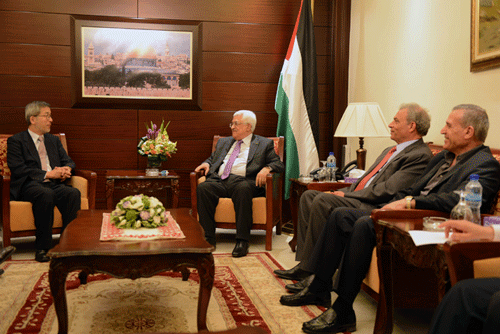 حمایت ژاپن از آشتی ملی فلسطینیان